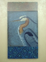 Painting of a great blue heron
by Paul Benson