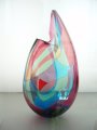 Colorful vase at the Corning Museum of Glass