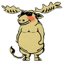 Moose cartoon